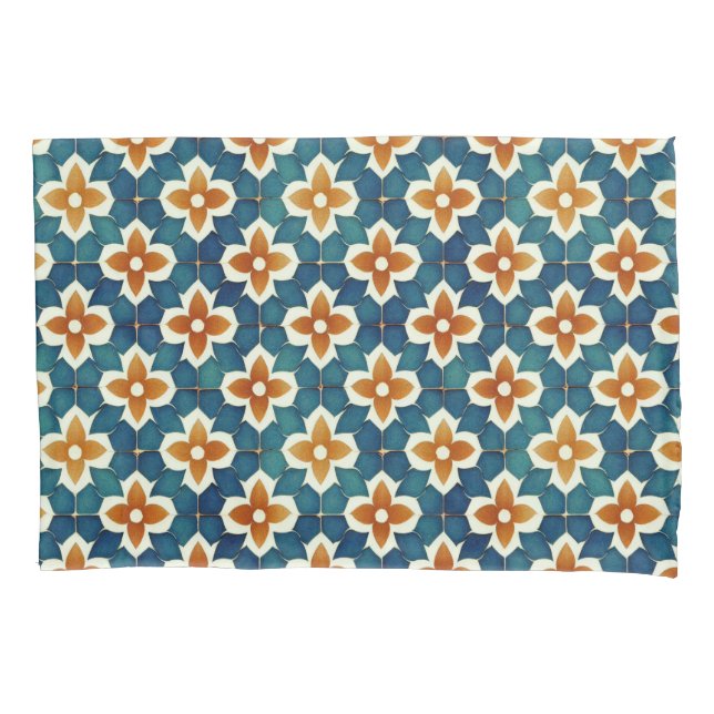 Moroccan Tile Pillowcase (Front)