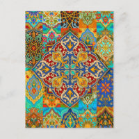 Moroccan Tile Postcard