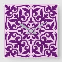 Moroccan tile - purple and orchid