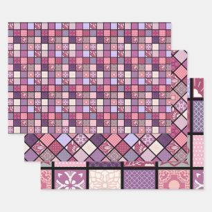 MOROCCAN TILE WRAPPING PAPER SHEET