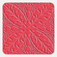 Moroccan tiles - cinnabar red