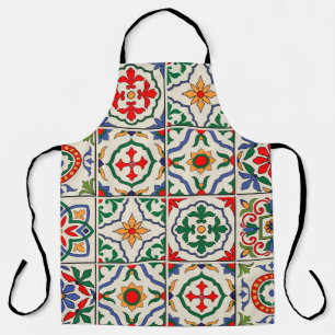 Moroccan Tiles: Colourful Seamless Pattern. Apron