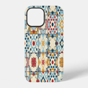 Moroccan tiles, colourful seamless pattern. iPhone 12 case