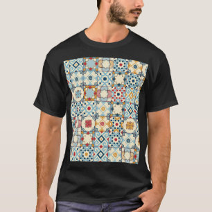 Moroccan tiles, colourful seamless pattern. T-Shirt