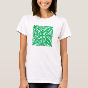 Moroccan tiles - jade green and white T-Shirt