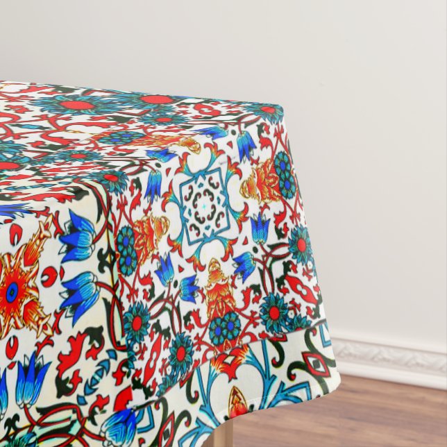 Moroccan tiles,mosaic,colourful art tablecloth (In Situ)