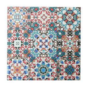 Moroccan tiles,mosaic,colourful art tile
