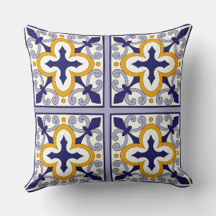 Moroccan Tiles Pattern #2 Cushion