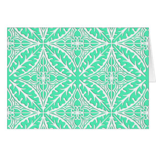 Moroccan tiles - robin's egg blue and white