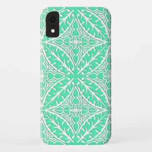 Moroccan tiles - robin's egg blue and white iPhone XR case
