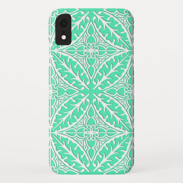 Moroccan tiles - robin's egg blue and white Case-Mate iPhone case (Back)