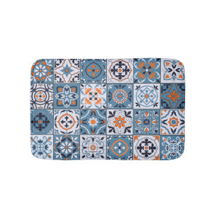 Moroccan Tiles: Vintage Seamless Elegance Bath Mat