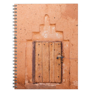 Moroccan Traditional Wooden Window Texture Notebook