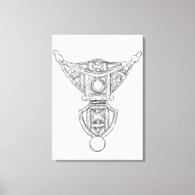 Moroccan tribal print Berber 1 (Front)