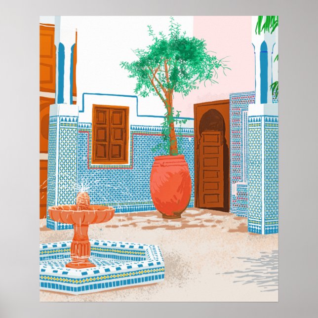 Moroccan Villa Poster (Front)