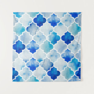 Moroccan Watercolor: Hand Drawn Seamless Tapestry