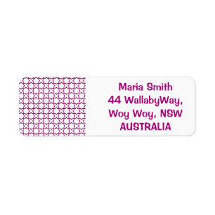 Moroccan weave pattern