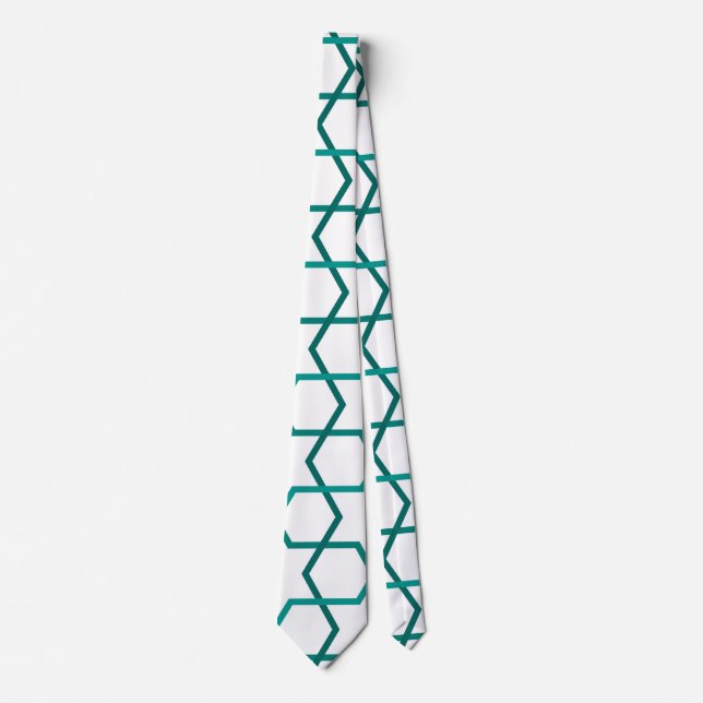 Moroccan weave pattern tie (Front)