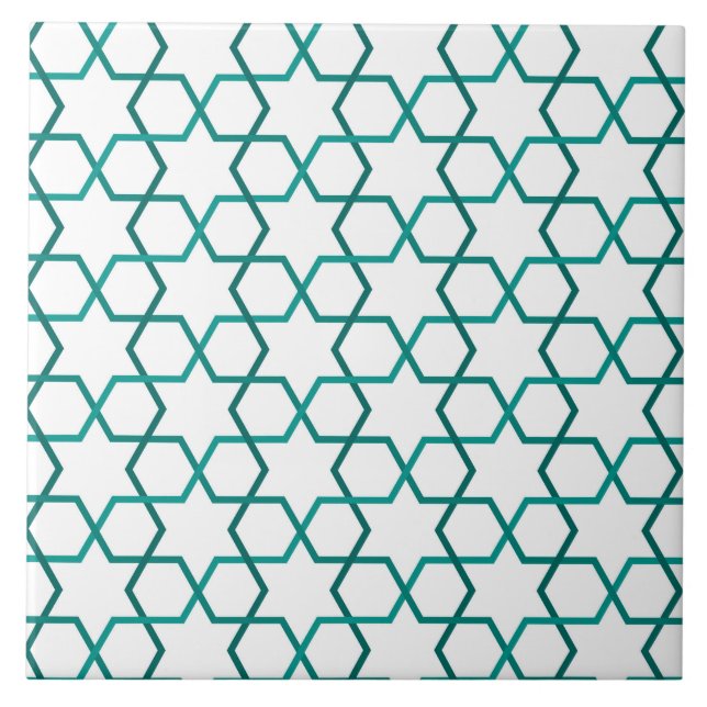 Moroccan weave pattern tile (Front)