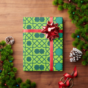 moroccan zelij wrapping paper