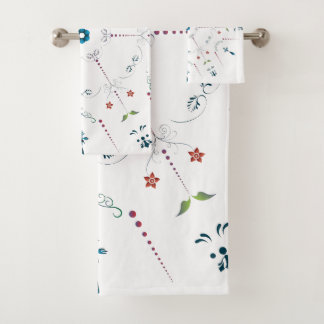 Moroccan Zelije !Moroccan Zellige Bath Towel Set