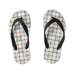 Moroccan Zelije !Moroccan Zellige Kid's Flip Flops