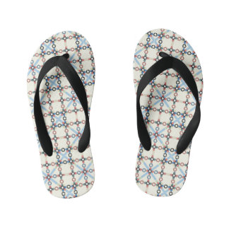 Moroccan Zelije !Moroccan Zellige Kid's Flip Flops