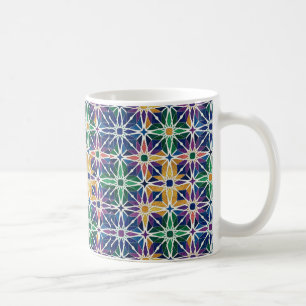 Moroccan Zellige Geometric Tile Pattern Coffee Mug