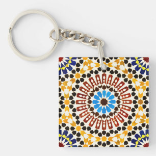 Moroccan Zellige Harmony Key Ring