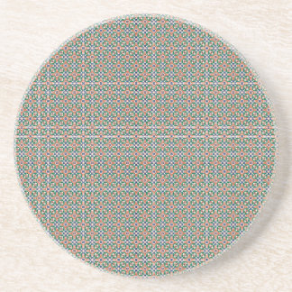 Moroccan Zellige Pattern Geometric Coaster