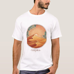 Moroccan Zellij Desert Sunset T-Shirt