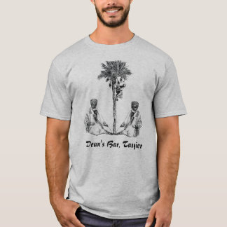 MOROCCANS WITH PALM TREE, Dean's Bar, Tangier T-Shirt