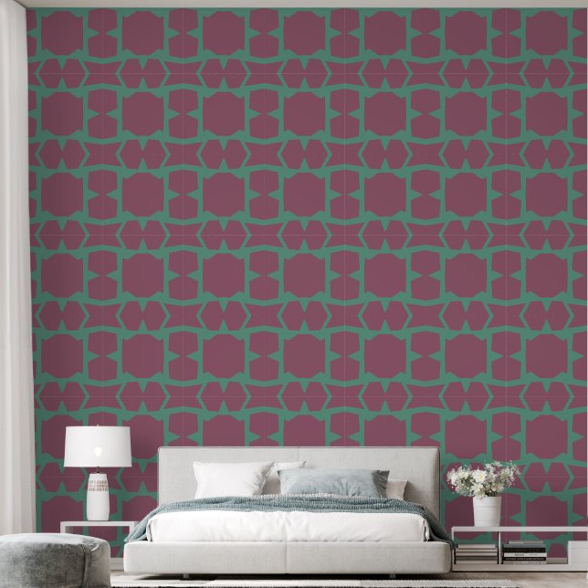 Morocco 2 colour wallpaper (Bedroom)
