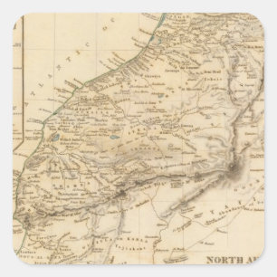 Morocco 2 square sticker