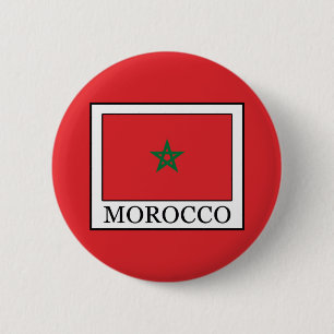 Morocco 6 Cm Round Badge