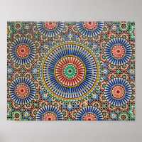 morocco arab mosaic islam religious pattern