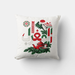 Morocco Art Mug Moroccan Mint Tea Mug Cushion