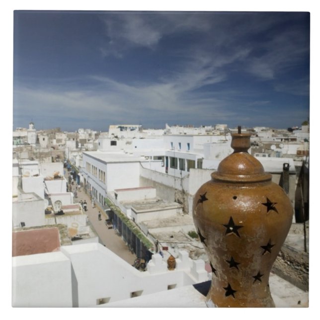 MOROCCO, Atlantic Coast, ESSAOUIRA: High Vantage Tile (Front)
