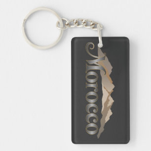 Morocco Atlas Mountains Key Ring