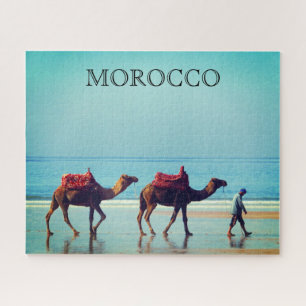 morocco beach camels jigsaw puzzle