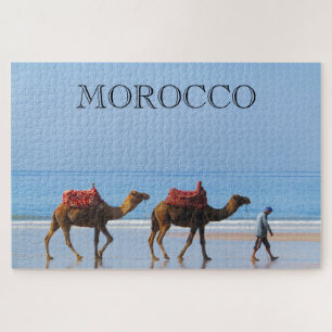 morocco beach camels jigsaw puzzle