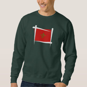 Morocco Brush Flag Sweatshirt