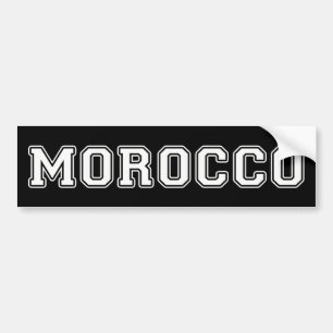 Morocco Bumper Sticker