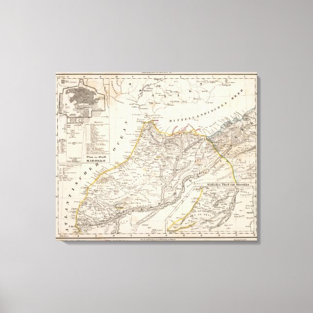 Morocco Canvas Print (Front)