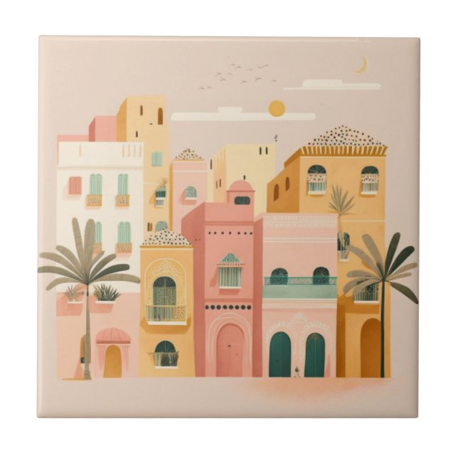 Morocco city tile (Front)