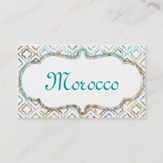Morocco Clean Business Card