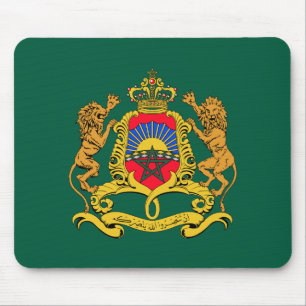 Morocco country coat arms symbol emblem flag mouse mat