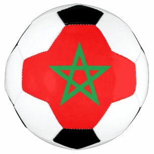 morocco country flag symbol star football