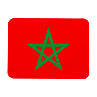 morocco country flag symbol star magnet