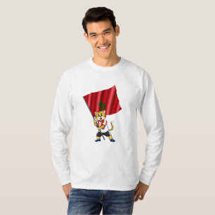 Morocco fan cat T-Shirt